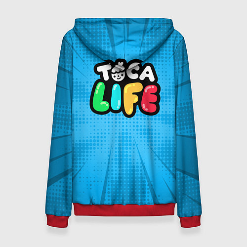 Женская толстовка Toca Life: Rita / 3D-Красный – фото 2
