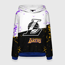 Толстовка-худи женская Коби Брайант Los Angeles Lakers,, цвет: 3D-синий