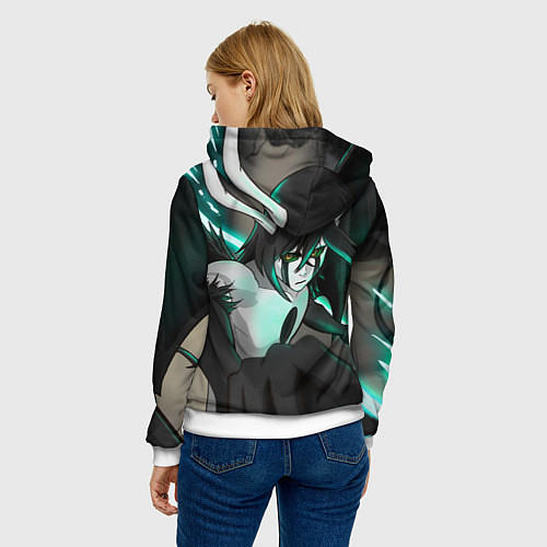 Женская толстовка Улькиорра Сифер Ulquiorra / 3D-Белый – фото 4