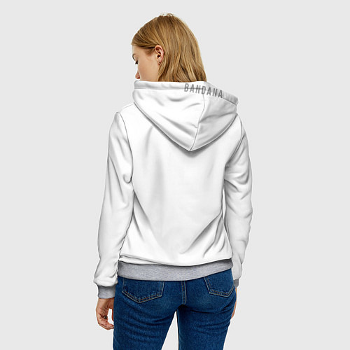 Женская толстовка KIZARU BANDANA / 3D-Меланж – фото 4