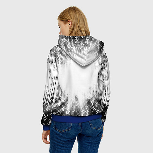 Женская толстовка Берсерк Berserk / 3D-Синий – фото 4