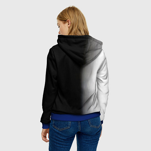 Женская толстовка Металлическое тело Геноса One Punch-Man / 3D-Синий – фото 4