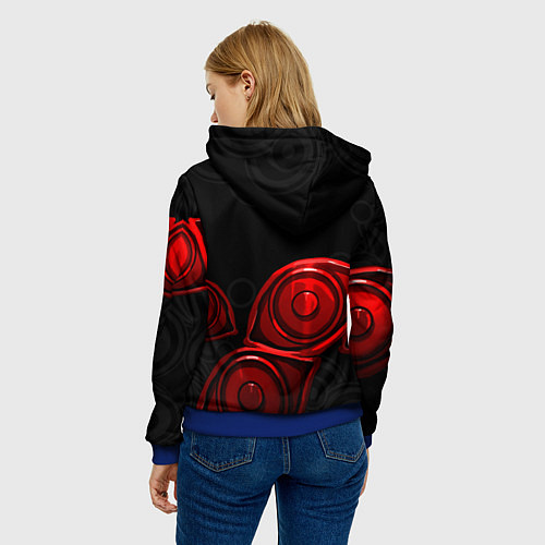 Женская толстовка Башня Бога Захард / 3D-Синий – фото 4