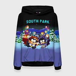 Женская толстовка Енот и его команда - противостояние Южный Парк