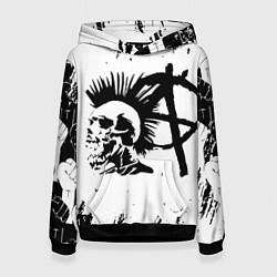 Женская толстовка Анархия гражданская оборона