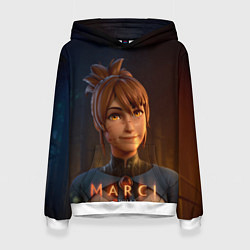 Толстовка-худи женская Милаха Марси, цвет: 3D-белый