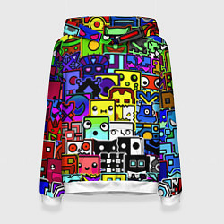 Женская толстовка Geometry Dash: All Skins