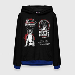 Женская толстовка Бостон-Терьер Boston Terrier