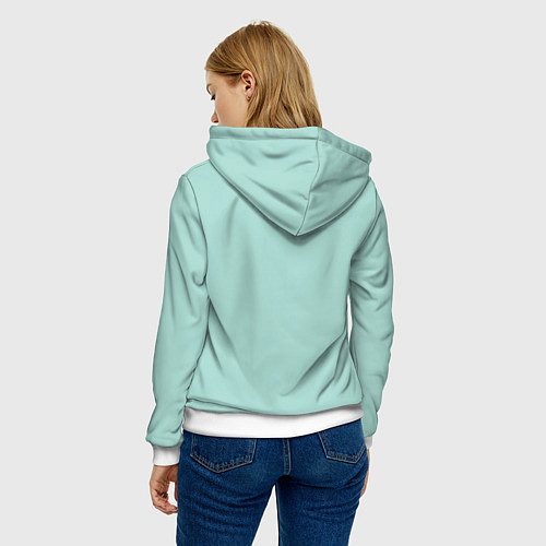 Женская толстовка Обожаю праздники / 3D-Белый – фото 4