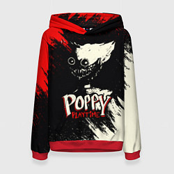 Женская толстовка Poppy Playtime: Red & Black
