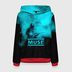 Женская толстовка Мэттью Беллами бирюзовый туман Muse