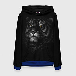 Женская толстовка Голова хищного тигра