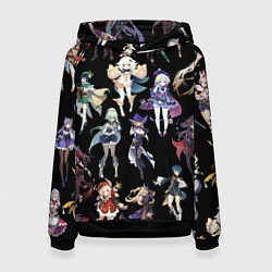 Женская толстовка GENSHIN IMPACT ПЕРСОНАЖИ ИГРЫ HEROES