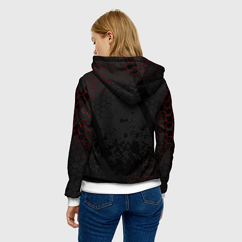 Женская толстовка DEAD SPACE ОБЕЛИСК МЁРТВЫЙ КОСМОС / 3D-Белый – фото 4