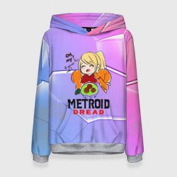 Женская толстовка Metroid Dread Самус Аран