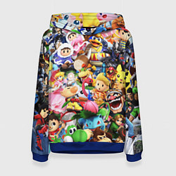 Женская толстовка SUPER SMASH BROS ГЕРОИ ИГРЫ