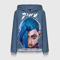 Женская толстовка Jinx Arcane