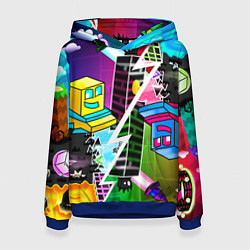 Женская толстовка Geometry Dash: Parallel Worlds