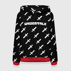 Женская толстовка UNDERTALE LOGO СРАЖЕНИЕ, МЕЧИ