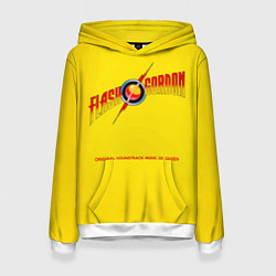 Толстовка-худи женская Flash Gordon - Queen, цвет: 3D-белый