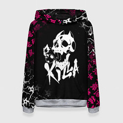 Женская толстовка JOJO KILLER QUEEN КИЛЛЕР КВИН KILLA ЧЕРЕП