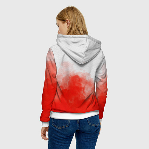 Женская толстовка Пожелания от Шарика / 3D-Белый – фото 4