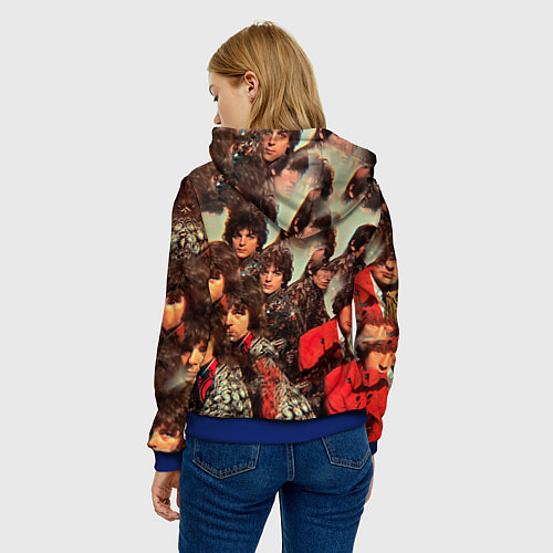 Женская толстовка The Piper at the Gates of Dawn - Pink Floyd / 3D-Синий – фото 4