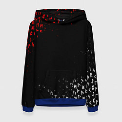 Женская толстовка КРАСНО БЕЛЫЕ РУНЫ