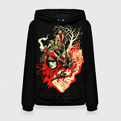 Толстовка-худи женская Darkest Dungeon - Темнейшее подземелье, цвет: 3D-черный