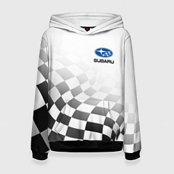 Женская толстовка Subaru, Субару Спорт, Финишный флаг