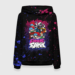 Женская толстовка FRIDAY NIGHT FUNKIN НЕОНОВАЯ СТЕНА FNF