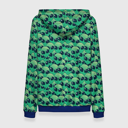 Женская толстовка Инопланетяне НЛО / 3D-Синий – фото 2