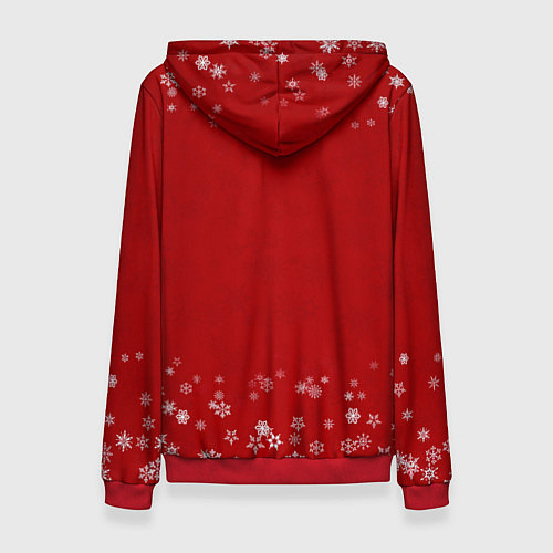 Женская толстовка Жду чуда в новом году / 3D-Красный – фото 2