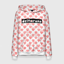 Женская толстовка DELTARUNE PATTERN LOGO