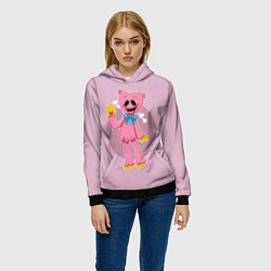 Толстовка-худи женская KISSY MISSY POPPY PLAYTIME ПОППИ ПЛЕЙТАЙМ КИССИ МИ, цвет: 3D-черный — фото 2