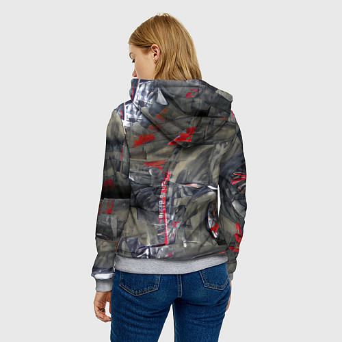 Женская толстовка Возвращение сталкера / 3D-Меланж – фото 4