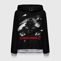 Толстовка-худи женская DISTURBED THE GUY ЛИЦО ДЕМОНА, цвет: 3D-меланж