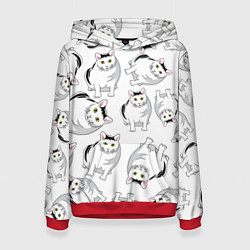 Женская толстовка КОТИКИ МЕМ МЯУ