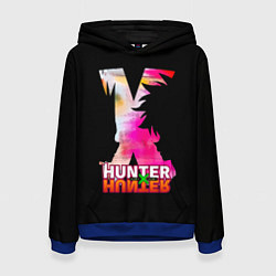 Толстовка-худи женская Hunter x Hunter - Гон x Киллуа, цвет: 3D-синий