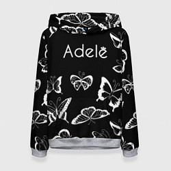 Женская толстовка Адель летящие бабочки