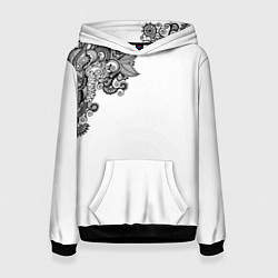 Женская толстовка Черно Белые КруЖева