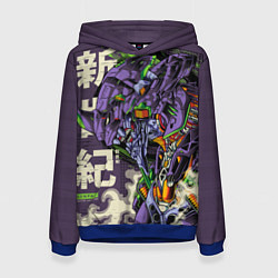 Женская толстовка Evangelion Eva-01