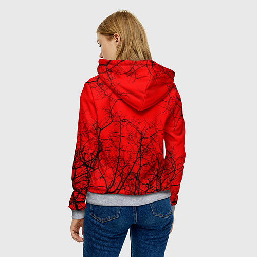 Женская толстовка Dead by Daylight дух / 3D-Меланж – фото 4