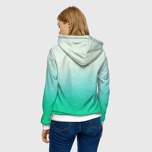 Женская толстовка КайеФ / 3D-Белый – фото 4