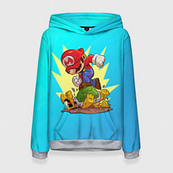 Женская толстовка Марио за работой