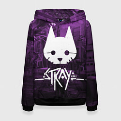 Толстовка-худи женская Stray, цвет: 3D-черный