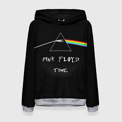 Женская толстовка PINK FLOYD TIME ПИНК ФЛОЙД ЛОГОТИП