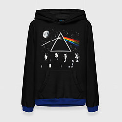 Толстовка-худи женская PINK FLOYD LOGO ПИНК ФЛОЙД НЕБО, цвет: 3D-синий