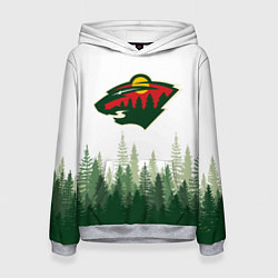 Женская толстовка Minnesota Wild, Миннесота Уайлд Лес