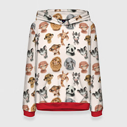 Женская толстовка Милые дикие животные